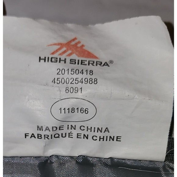 High Sierra Hiking Backpack Suspension System Teal Pink White Geometric Pattern - Picture 9 of 16